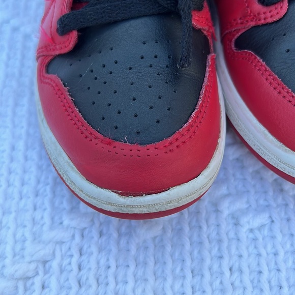 Air Jordan 1 Mid Reverse Bred Nike size 1Y - Picture 13 of 14